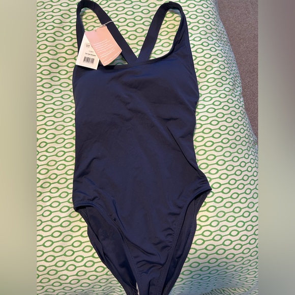 Andie Tulum Navy One Piece Swimsuit - Picture 1 of 4